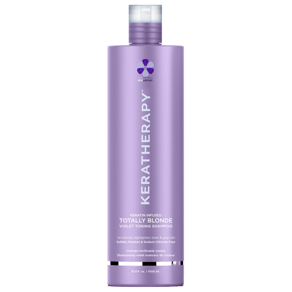 Keratherapy Keratin Infused Totally Blonde Violet Toning Shampoo 10.1 oz