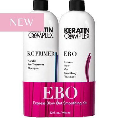 Keratin Complex EBO Express Blow Out Smoothing Treatment 16 oz Banded Duo EBO and KC Primer