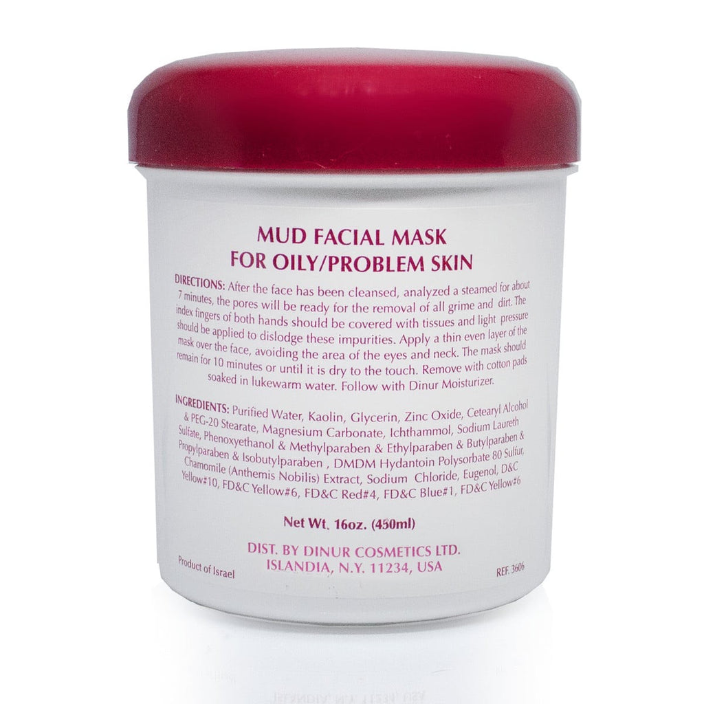 Dinur Bio Clean Mud Facial Mask for Oily Problem Skin 21.31 oz