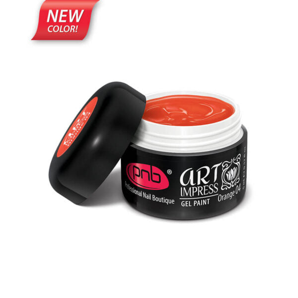 PNB Professional Nail Boutique Gel Paint Art Impress Orange 04