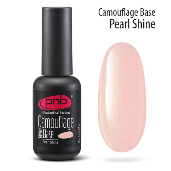 PNB Professional Nail Boutique UV/LED Gel Nail Polish Camouflage Base Shimmer Color 0.28 oz