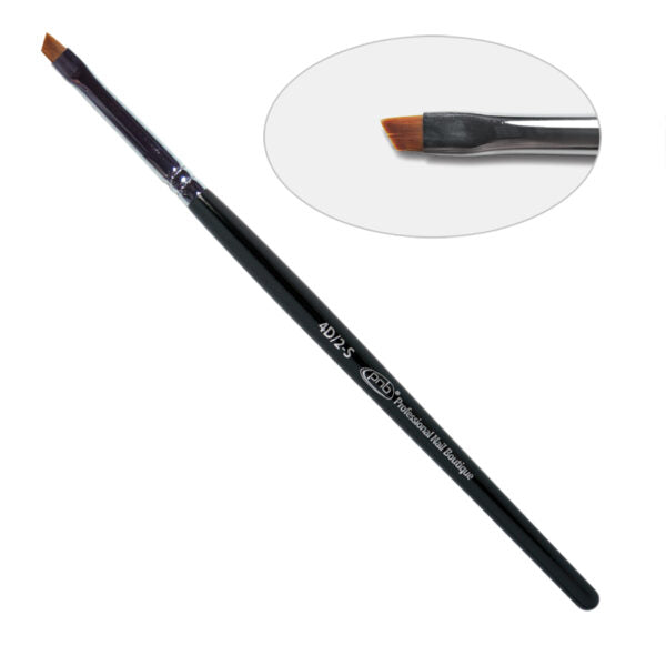 PNB Professional Nail Boutique Design Beveled Nylon Nail Art 4D. Brush 5 mm 2-s