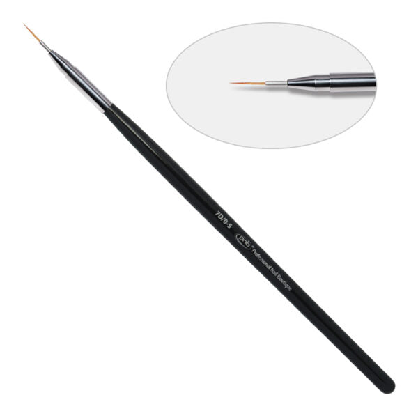 PNB Professional Nail Boutique Design Round Nylon Nail Art Ultra-Thin 7D. Brush 5.5 mm 0-s