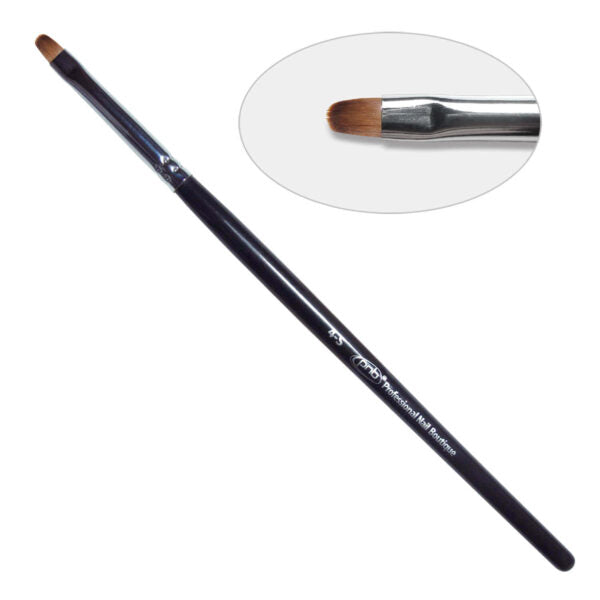 PNB Professional Nail Boutique Oval Nylon Gel Nail Art 6G. Brush 8 mm 4-s