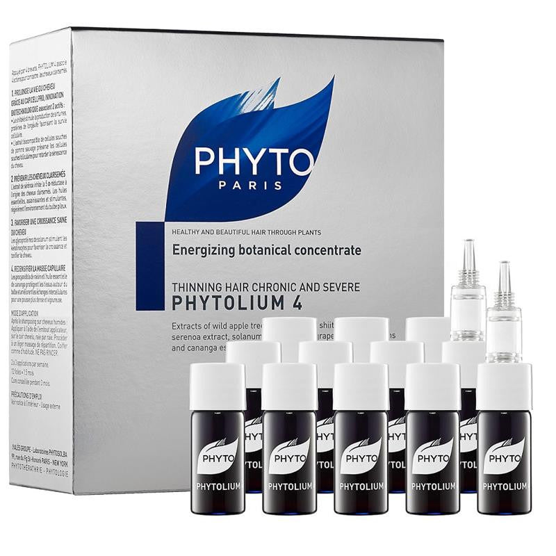 Phyto Phytolium 4 Densifying Scalp Treatment For Men Thinning Hair Treatment 12 vials