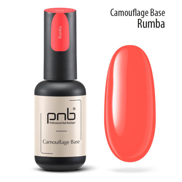 PNB Professional Nail Boutique Gel Nail Polish UV/LED Camouflage Base Neon Color 0.28 oz