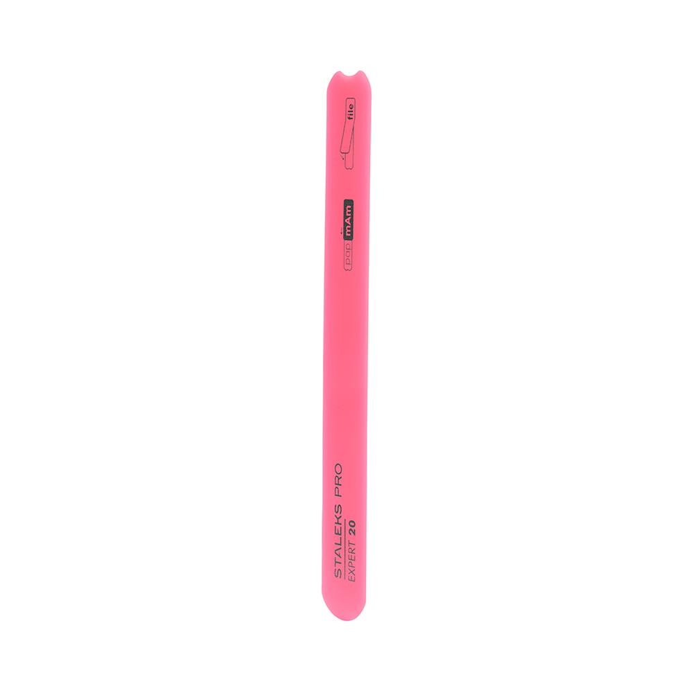 Staleks Pro Expert 20 Beveled Straight Plastic Nail File (Base) SPBE-20