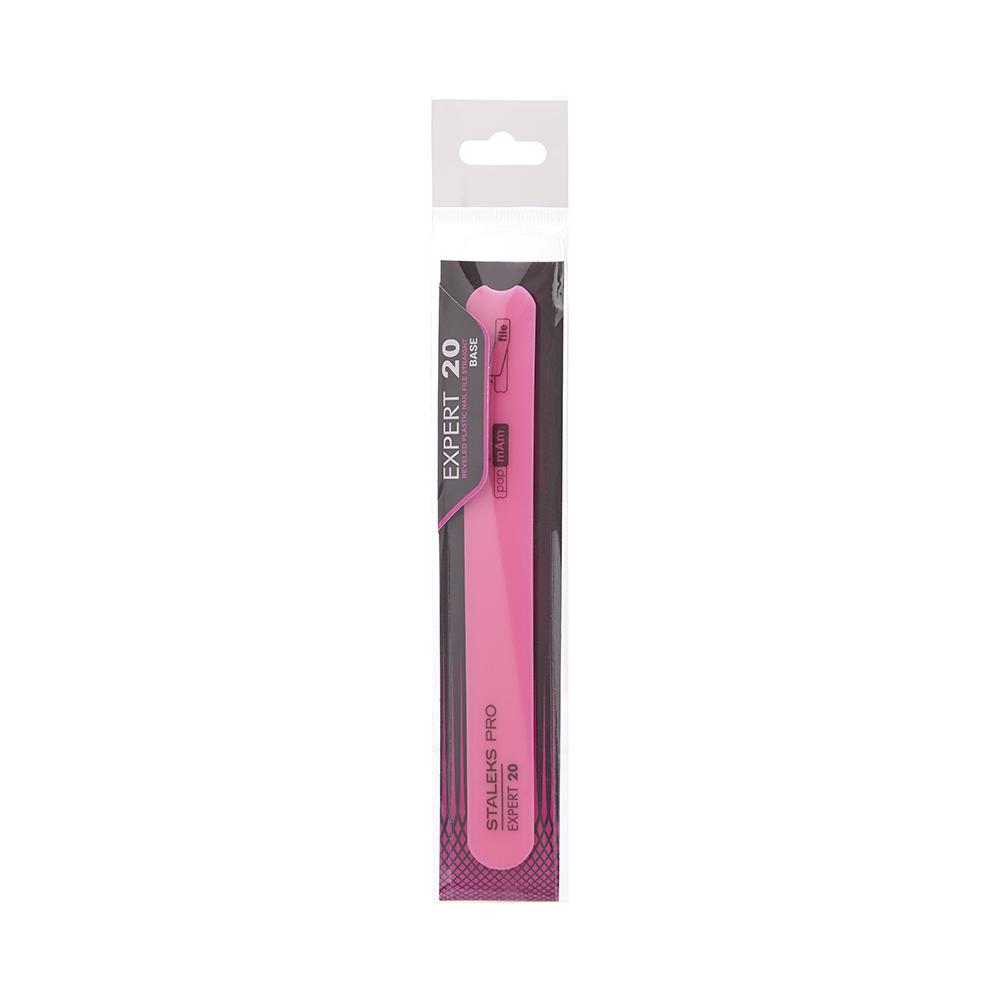 Staleks Pro Expert 20 Beveled Straight Plastic Nail File (Base) SPBE-20