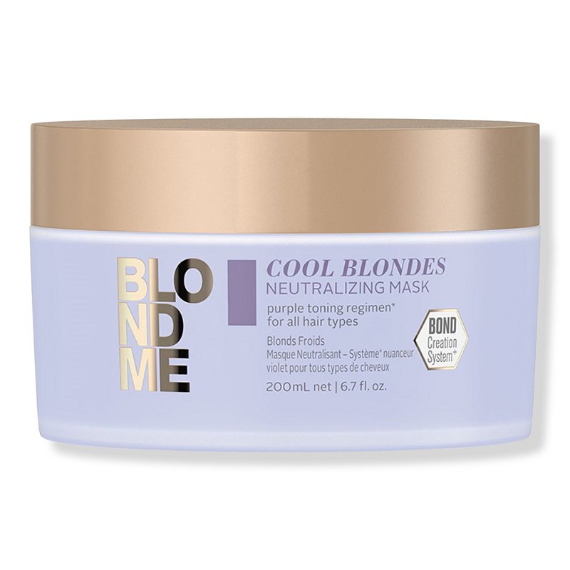 Schwarzkopf BLONDME Cool Blondes Neutralizing Purple Toning Mask 6.7 oz