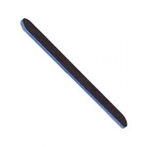 Soft Touch Cushion Blue Center Nail File Black 7 Inch 100/100 Grit