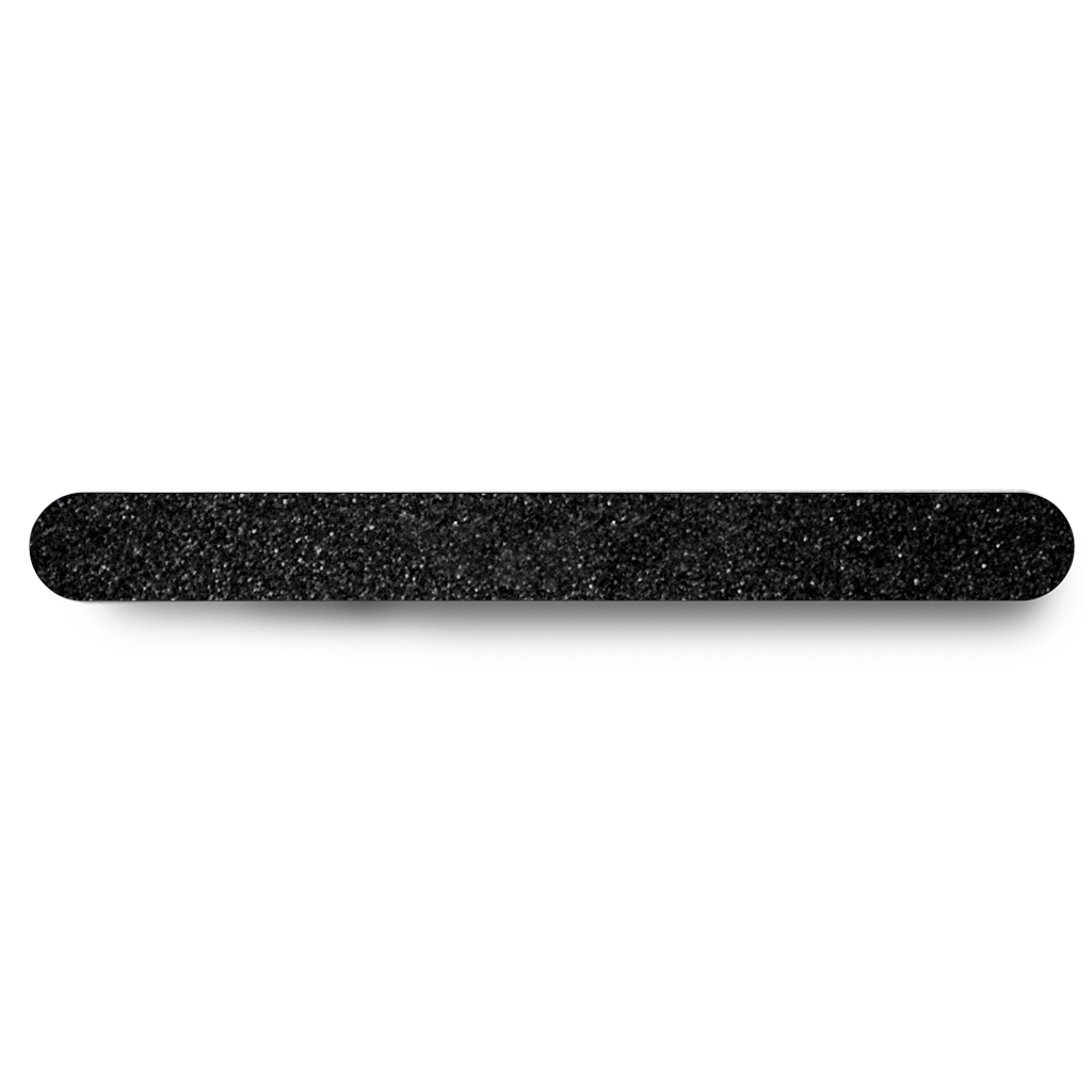 Soft Touch Cushion Blue Center Nail File Black 7 Inch 100/100 Grit