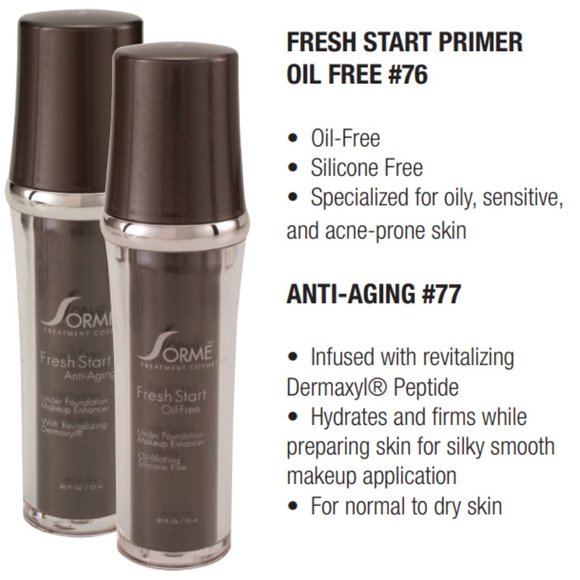 Sorme Fresh Start Oil Free Primer 76