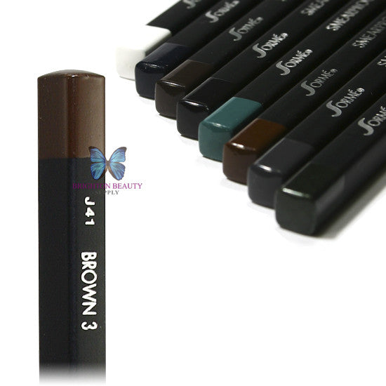 Sorme Waterproof Smearproof Eyeliner Pencil Brown 3