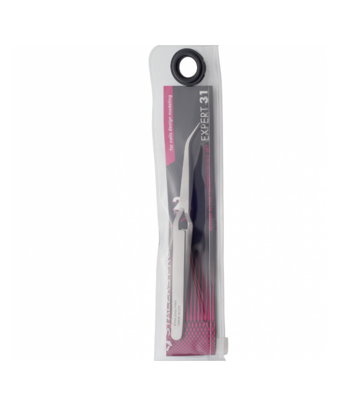 Staleks Expert Pro 31 Type 2 Reverse Action Tweezers For Nail Art Design TE-31/2