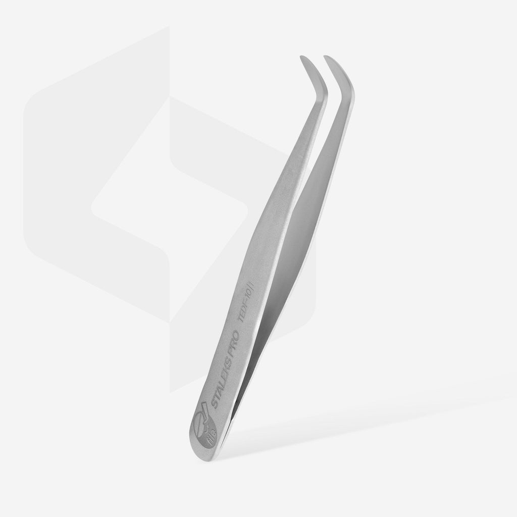 Staleks Pro Expert 10 Type 1 Tweezers For Work with Disposable Files TEDF-10/1