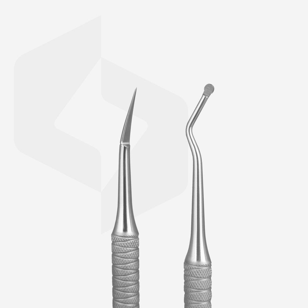 Staleks Pro Expert 20 Type 1 Cuticle Pusher Curette Hemisphere+ Cleaner PE-20/1