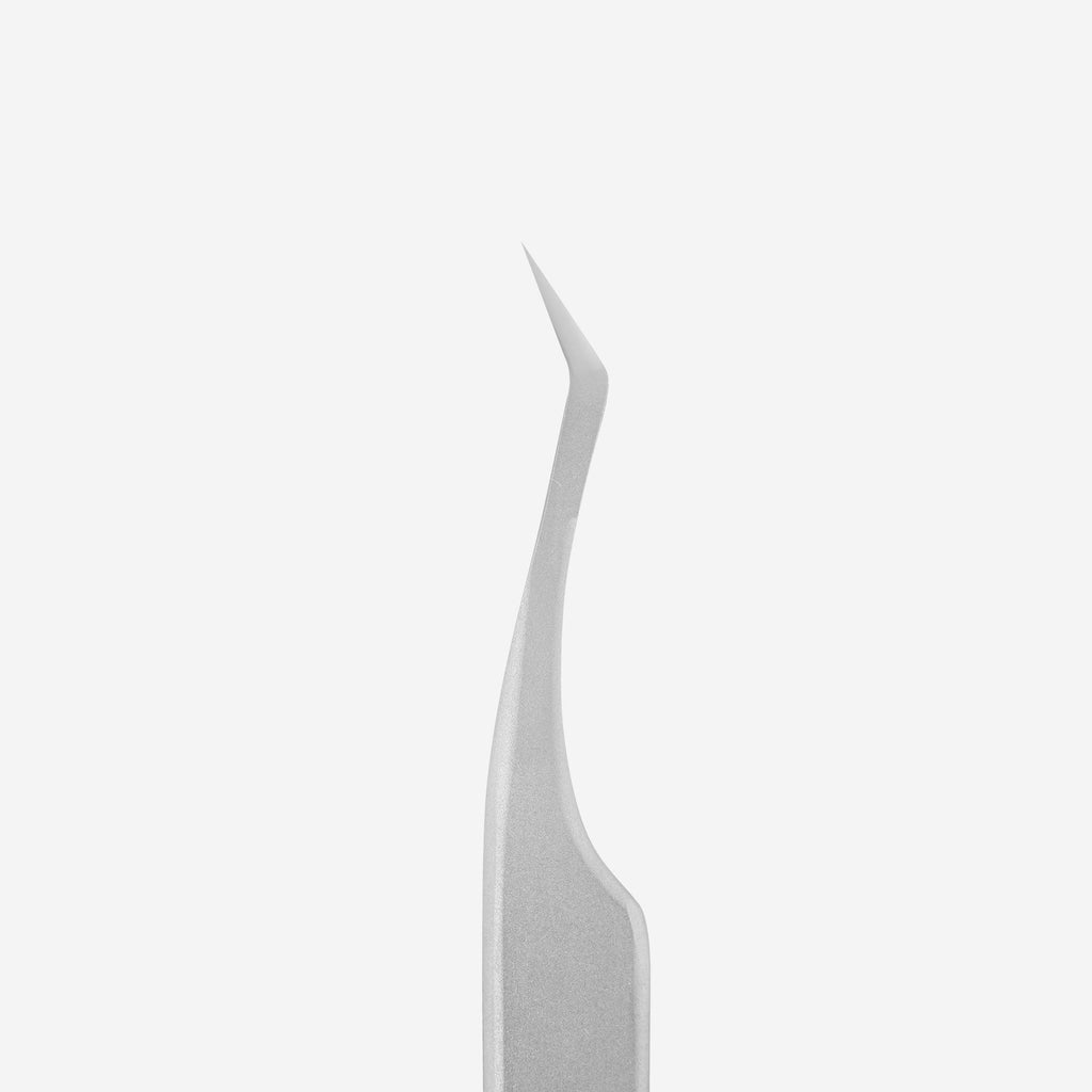 Staleks Pro Expert 41 Type 7 Professional Eyelash Tweezers L-Shaped TE-41/7