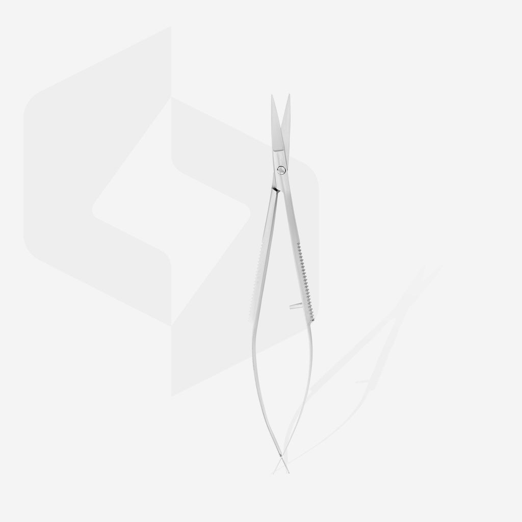 Staleks Pro Expert 90 Type 2 Professional Micro Scissors for Eyebrows Modeling SE-90/2