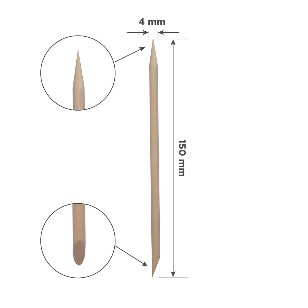 Staleks Pro Orange Stick for Manicure Wooden 150 mm 100 pcs DOS-10/100