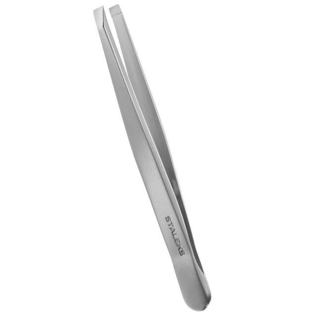 Staleks Beauty & Care 10 Type 1 Eyebrow Tweezers Wide Straight TBC-10/1