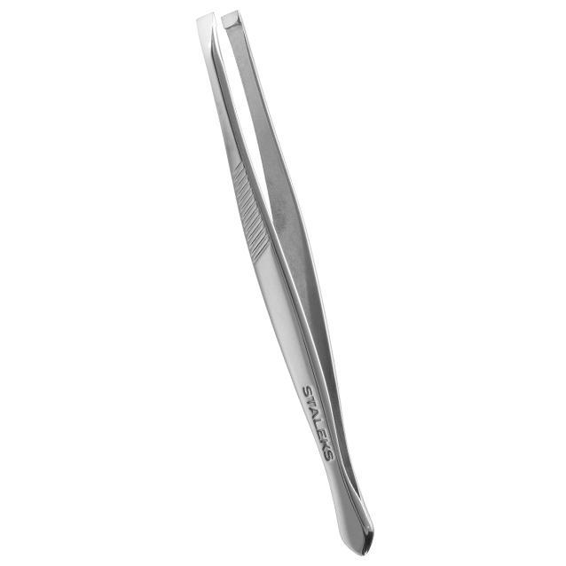 Staleks Classic 10 Type 1 Eyebrow Tweezers Wide Straight TC-10/1
