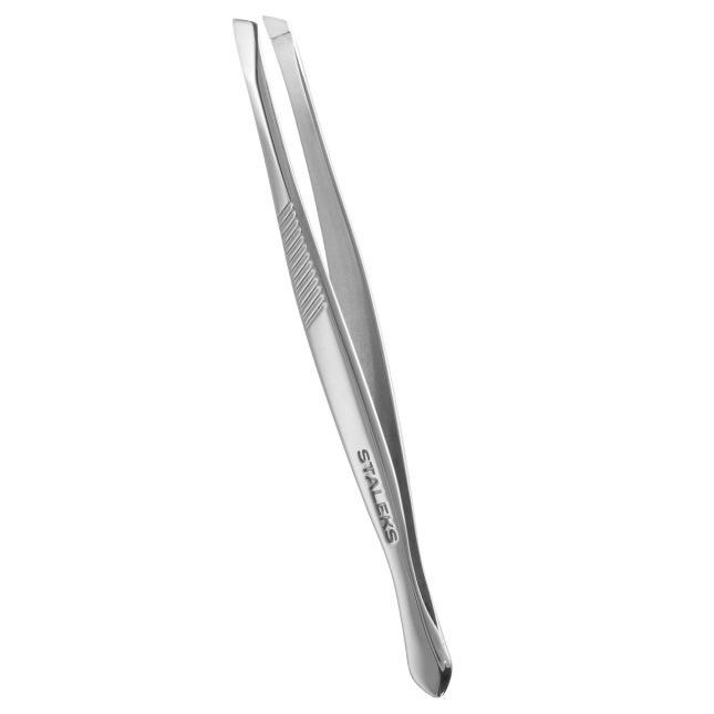 Staleks Classic 10 Type 3 Eyebrow Tweezers Wide Slant TC-10/3