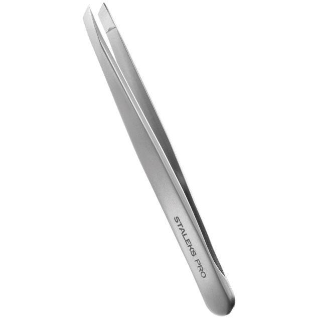 Staleks Pro Expert 10 Type 3 Eyebrow Tweezers Wide Slant TE-10/3