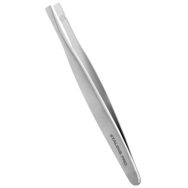 Staleks Pro Expert 20 Type 1 Eyebrow Tweezers Wide Straight TE-20/1