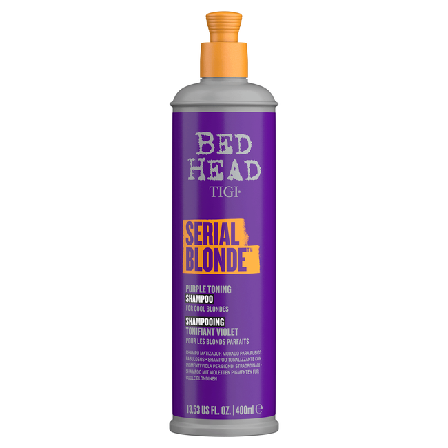 TIGI Bed Head Serial Blonde Purple Toning Shampoo For Cool Blondes