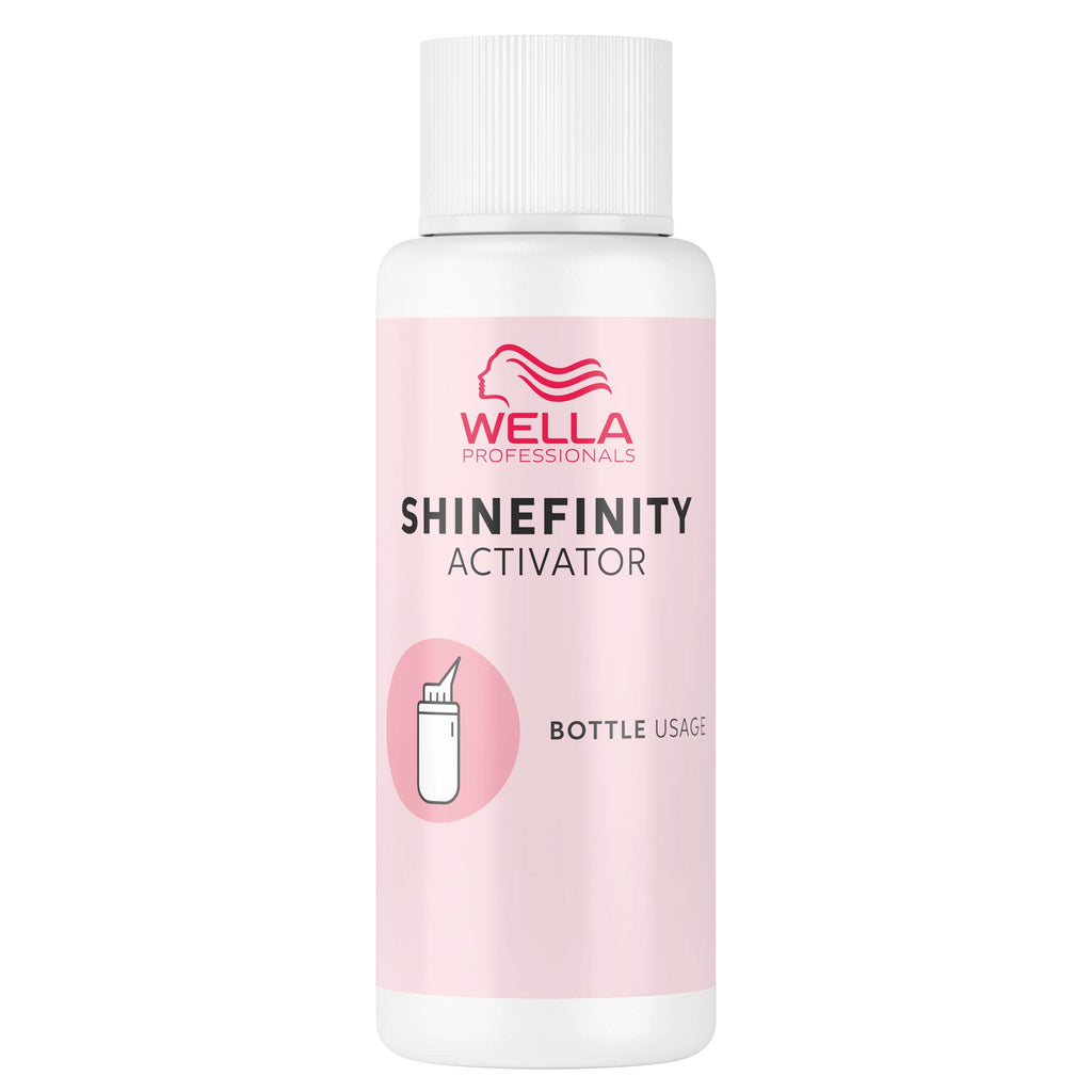 Wella Shinefinity Color Glaze Activator 2% Bottle Usage