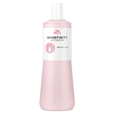 Wella Shinefinity Color Glaze Activator 2% Bottle Usage 2% 33.8 oz