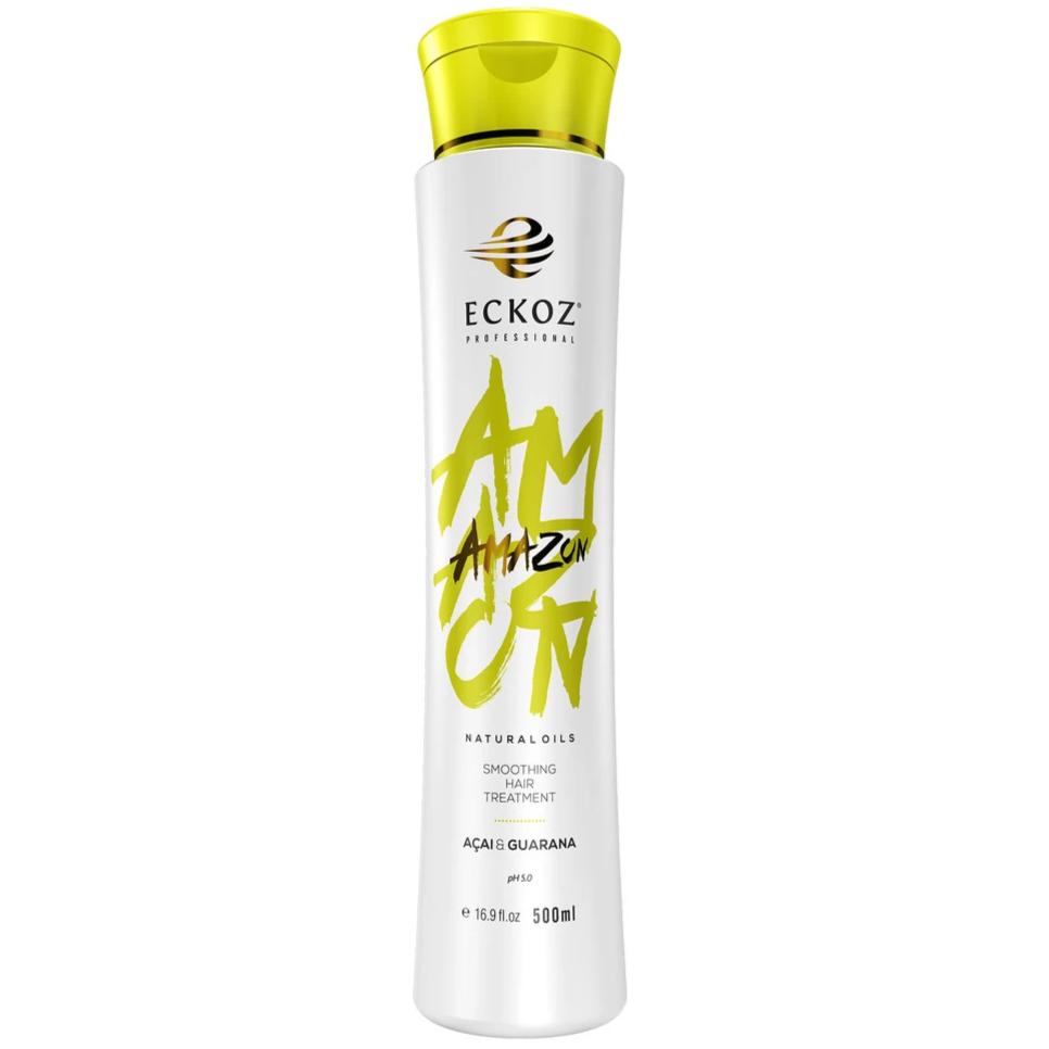 Eckoz Amazon Keratin Smoothing Hair Treatment Acai & Guarana 16.9 oz
