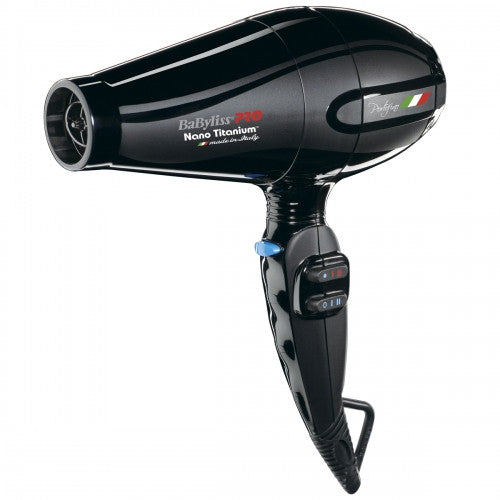BabylissPRO Portofino Nano Titanium Dryer Black BNT6610N