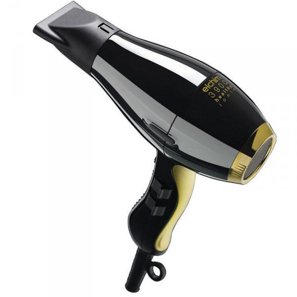 Elchim 3900 Healthy Ionic Hair Dryer Black & Gold