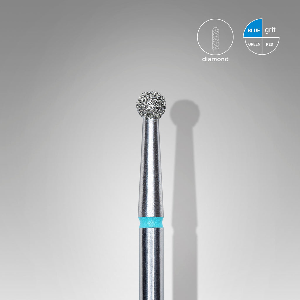 Staleks Pro Expert Diamond Nail Drill Bit FA01 Ball Blue