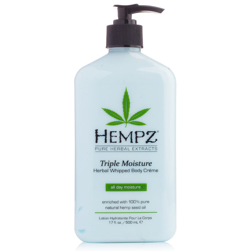 Hempz Triple Moisture Herbal Whipped Body Creme 17 oz