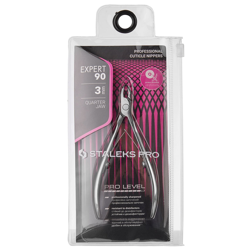 Staleks Pro Expert 90 Professional Cuticle Nippers 3 mm NE-90-3