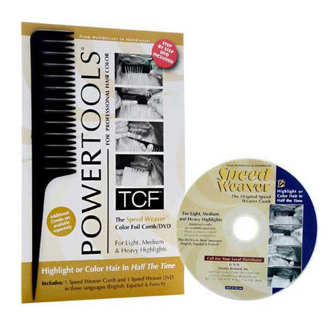 Power Tools TCF The Speed Weaver Color Foil Comb with DVD