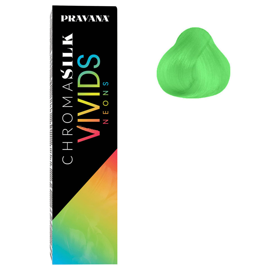 Pravana ChromaSilk VIVIDS Neon Hair Color 3 oz green