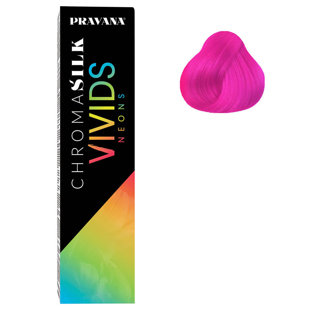 Pravana ChromaSilk VIVIDS Neon Hair Color 3 oz pink