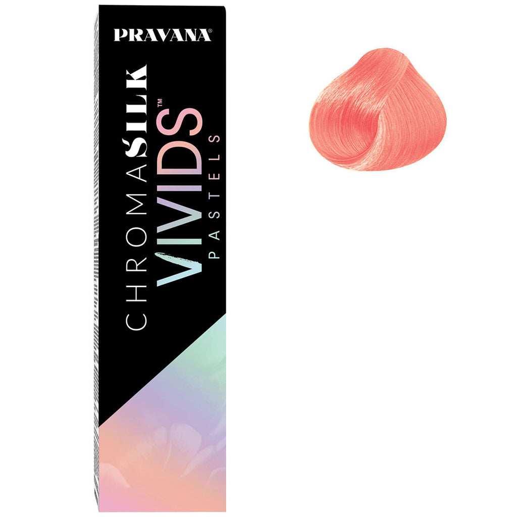 Pravana ChromaSilk Vivids Pastels Hair Color 3 oz Too Cute Coral