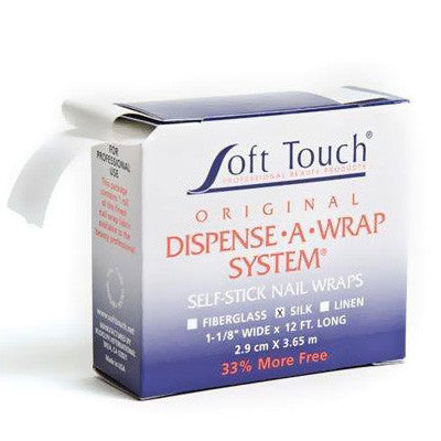 Soft Touch Dispense A Wrap System Self Stick Nail Wrap Silk