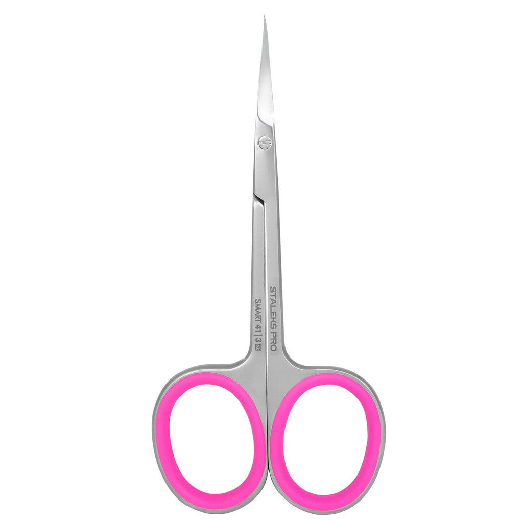 Staleks Pro Smart 41 Type 3 Professional Cuticle Scissors with Hook SS-41/3