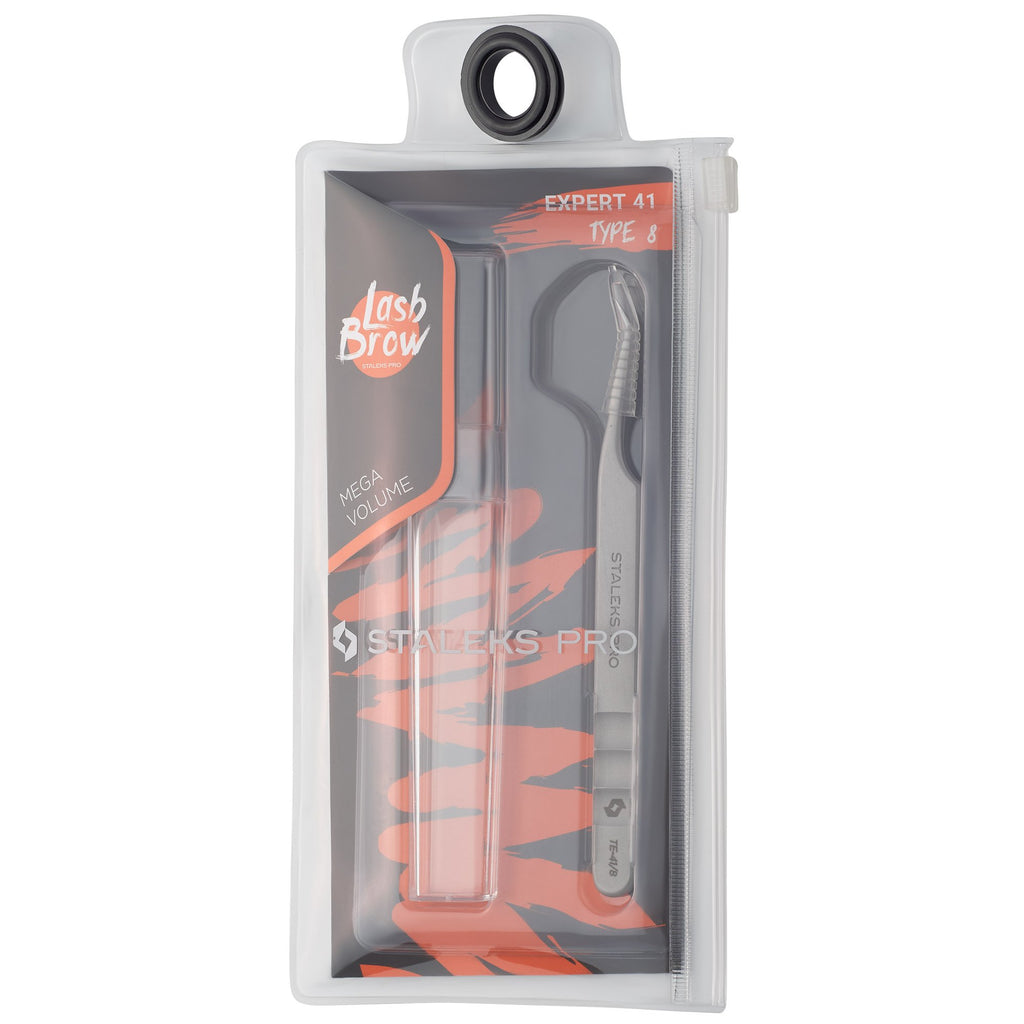 Staleks Pro Expert 41 Type 8 Eyelash Tweezers TE-41/8