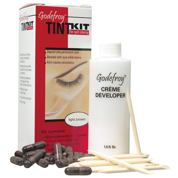 Godefroy Tint Kit For Spot Coloring 20 Applications Light Brown