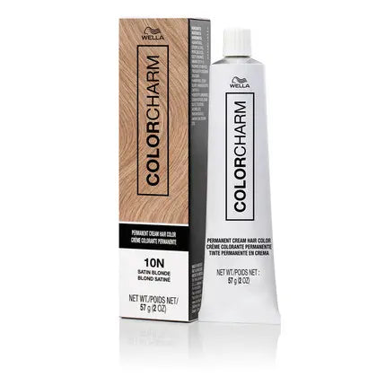 Wella Colorcharm Permanent Cream Hair Color 2 oz 10N