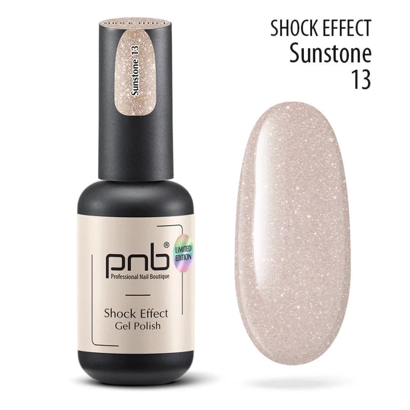 PNB Professional Nail Boutique Reflective Gel Nail Polish Color 0.28 oz Shock Effect
