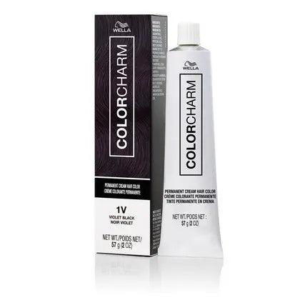 Wella Colorcharm Permanent Cream Hair Color 2 oz 1V