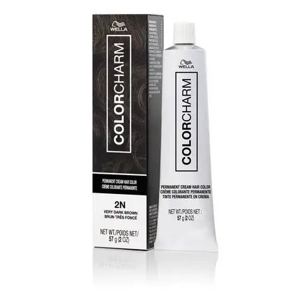 Wella Colorcharm Permanent Cream Hair Color 2 oz 2N