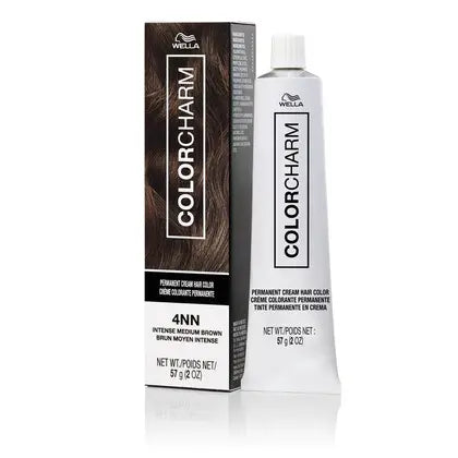 Wella Colorcharm Permanent Cream Hair Color 2 oz 4NN
